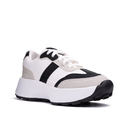 Zapatilla Berzobit - Blanco Negro - Tienda Nébula