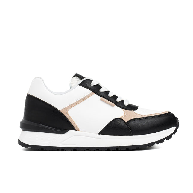Zapatilla Bookre - Negro Beige - Tienda Nébula