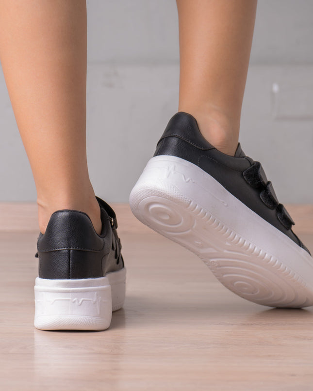 Zapatilla Buananotte - Negro - Tienda Nébula