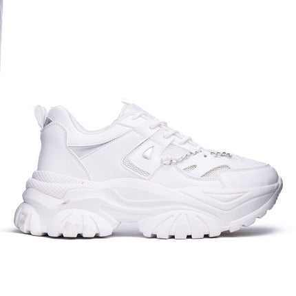 Zapatilla Chain - Blanco - Tienda Nébula