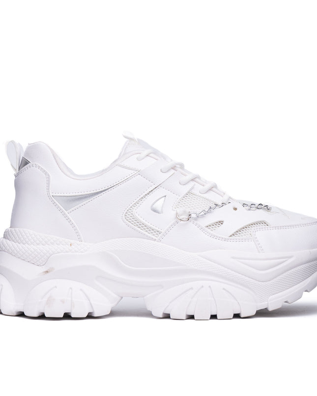 Zapatilla Chain - Blanco - Tienda Nébula
