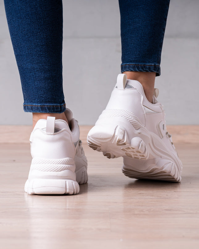 Zapatilla Chain - Blanco - Tienda Nébula