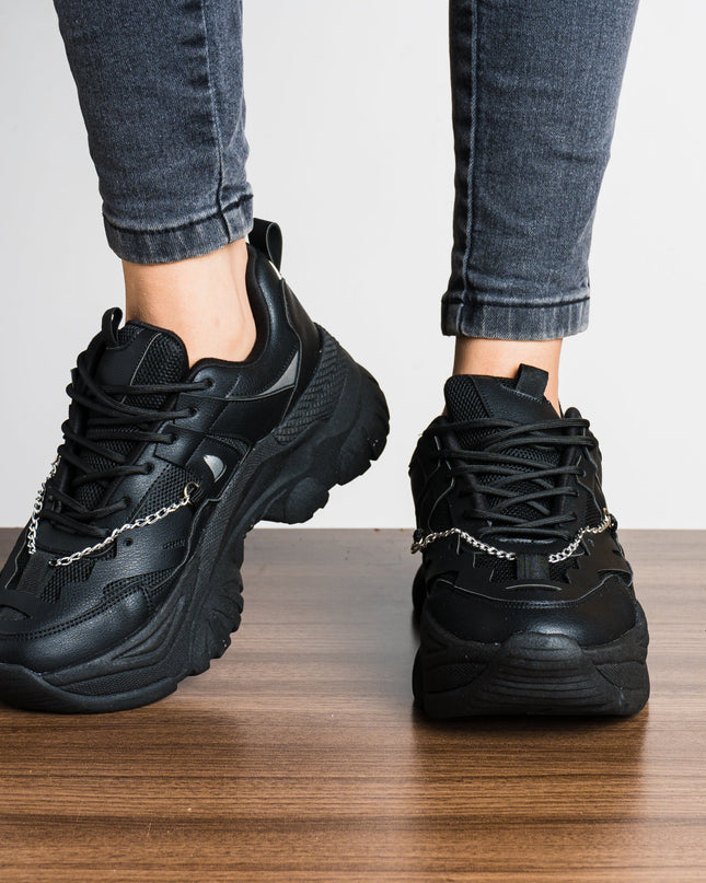 Zapatilla Chain - Negro - Tienda Nébula