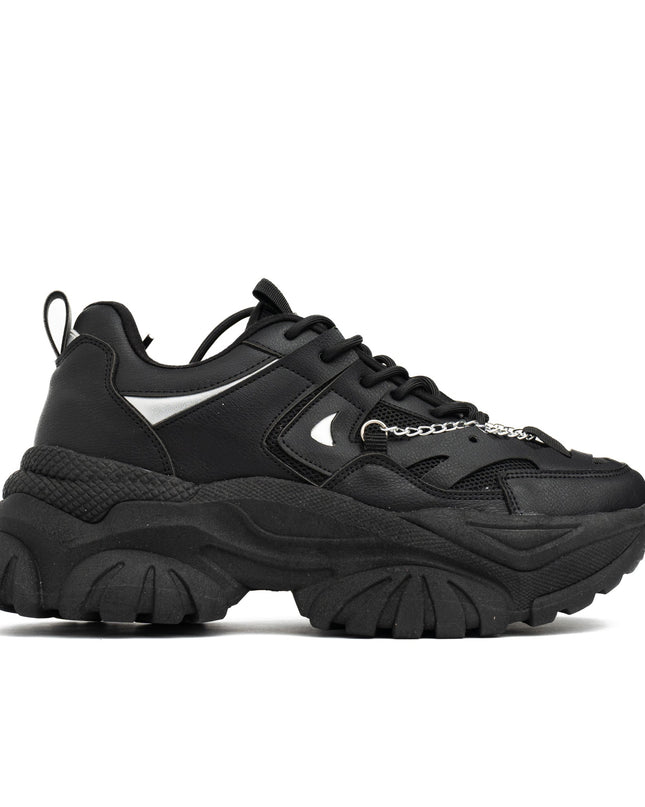 Zapatilla Chain - Negro - Tienda Nébula