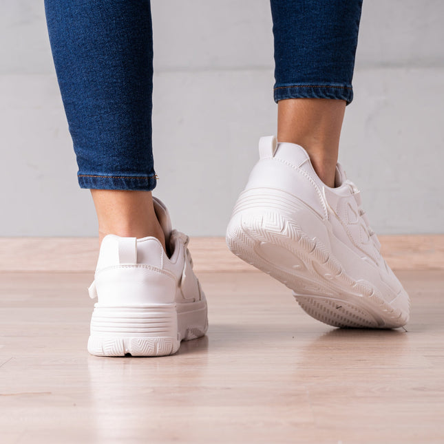 Zapatilla Corazone - Blanco - Tienda Nébula