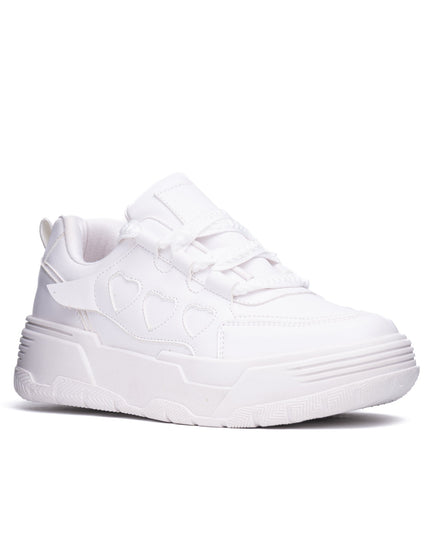 Zapatilla Corazone - Blanco - Tienda Nébula