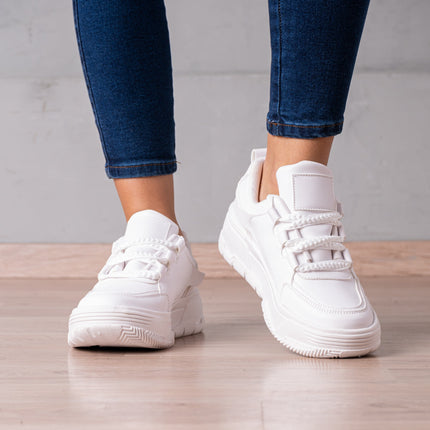 Zapatilla Corazone - Blanco - Tienda Nébula