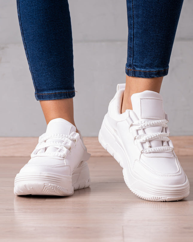 Zapatilla Corazone - Blanco - Tienda Nébula