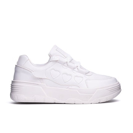 Zapatilla Corazone - Blanco - Tienda Nébula