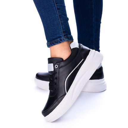 Zapatilla Diest - Negro Plateado - Tienda Nébula