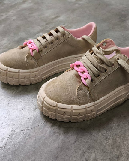 Zapatilla Dublin - Beige Rosado (Yayita) - Tienda Nébula