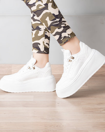 Zapatilla Duncan - Blanco - Tienda Nébula
