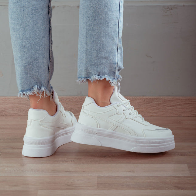 Zapatilla Faluya - Blanco - Tienda Nébula