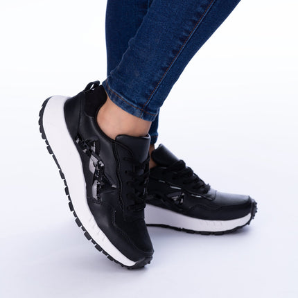 Zapatilla Kitty - Negro y Blanco - Tienda Nébula
