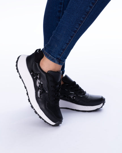 Zapatilla Kitty - Negro y Blanco - Tienda Nébula