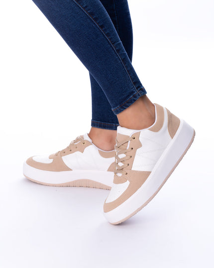 Zapatilla Lieja - Beige - Tienda Nébula