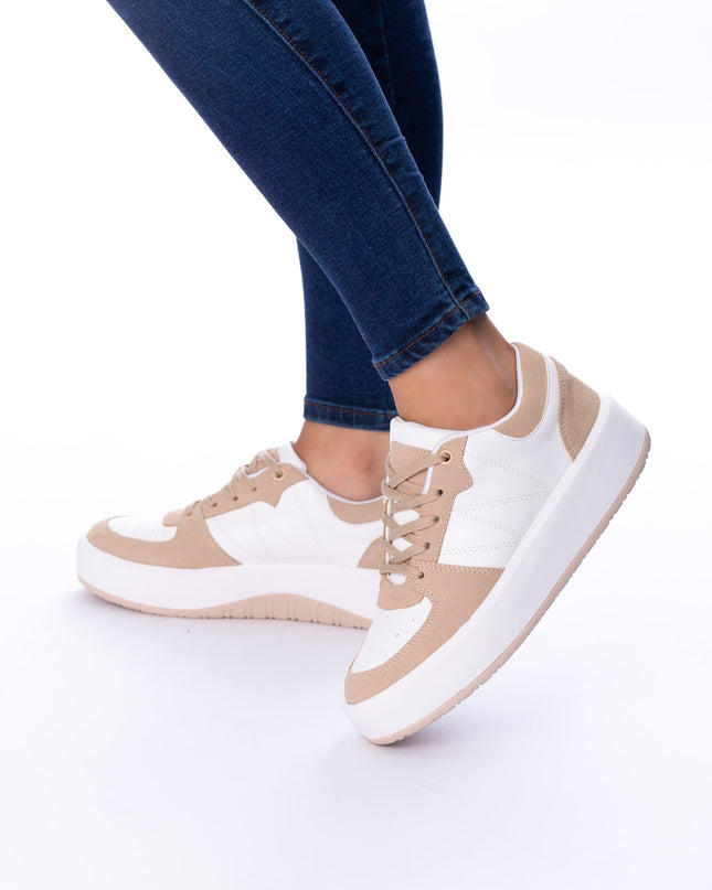 Zapatilla Lieja - Beige - Tienda Nébula