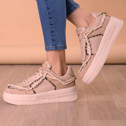 Zapatilla Liz - Beige - Tienda Nébula