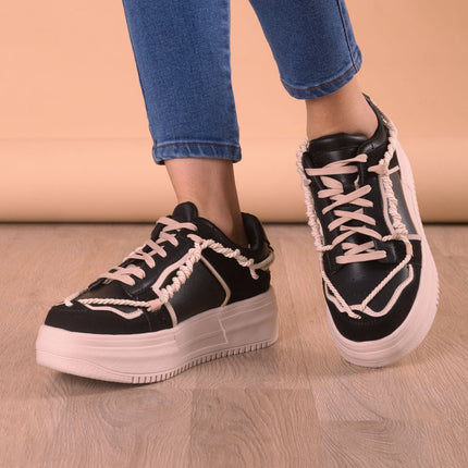 Zapatilla Liz - Negro - Tienda Nébula