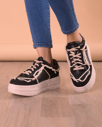 Zapatilla Liz - Negro - Tienda Nébula