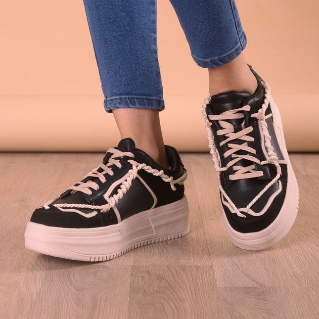 Zapatilla Liz - Negro - Tienda Nébula