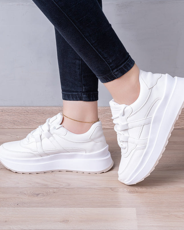 Zapatilla Malinas - Blanco - Tienda Nébula