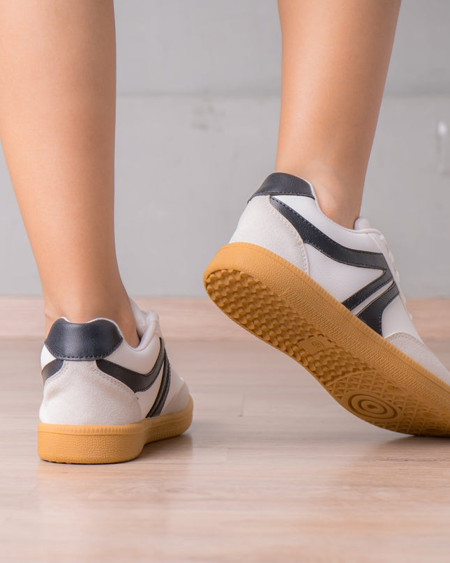 Zapatilla Mausont - Blanco Negro - Tienda Nébula