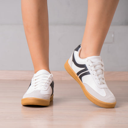 Zapatilla Mausont - Blanco Negro - Tienda Nébula