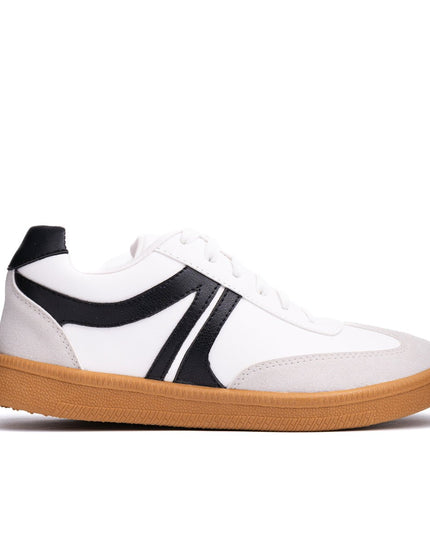 Zapatilla Mausont - Blanco Negro - Tienda Nébula