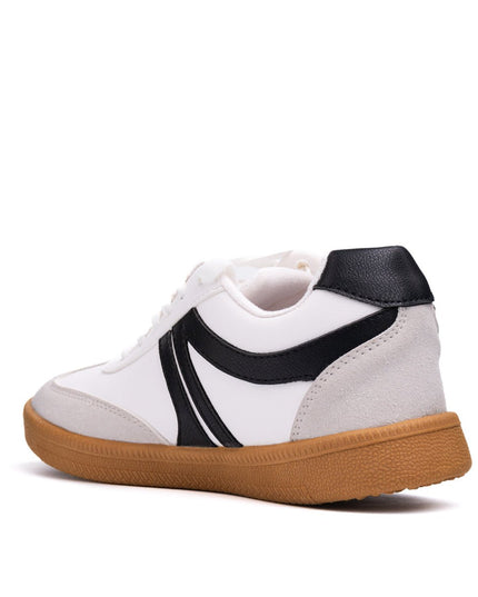 Zapatilla Mausont - Blanco Negro - Tienda Nébula