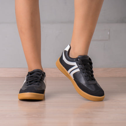 Zapatilla Mausont - Negro Blanco - Tienda Nébula