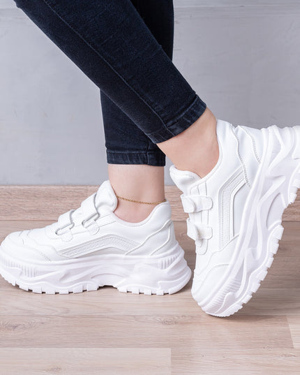 Zapatilla Melo - Blanco Serpiente - Tienda Nébula