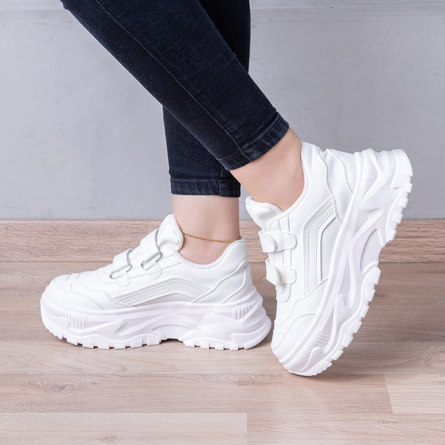 Zapatilla Melo - Blanco Serpiente - Tienda Nébula
