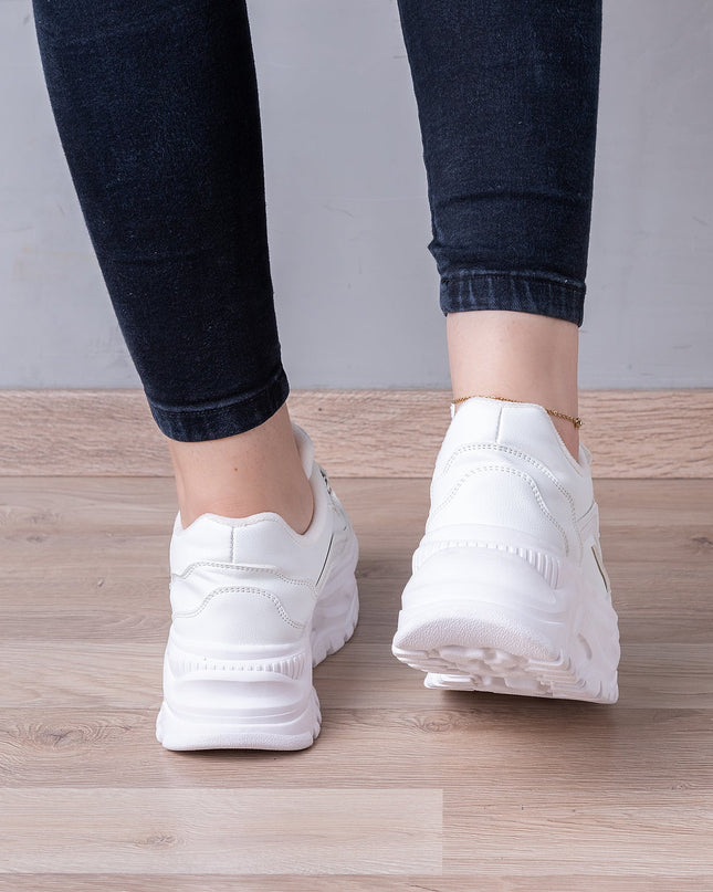 Zapatilla Melo - Blanco Serpiente - Tienda Nébula