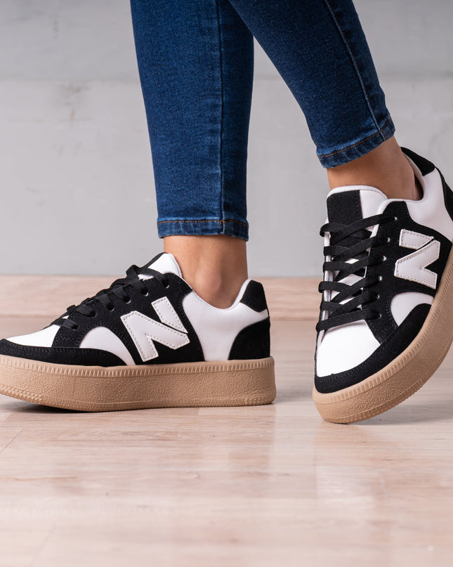 Zapatilla Nebula 3.0 - Blanco Negro - Tienda Nébula