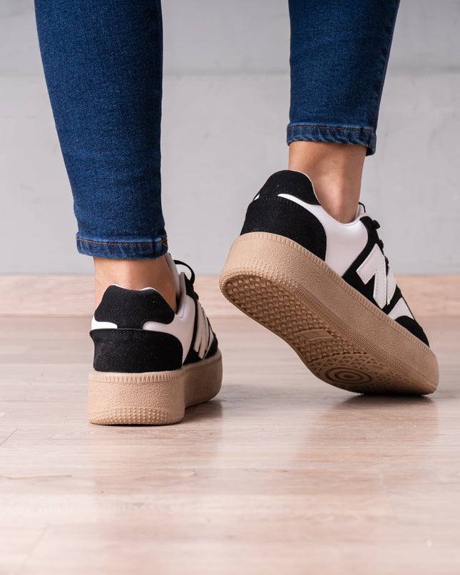 Zapatilla Nebula 3.0 - Blanco Negro - Tienda Nébula