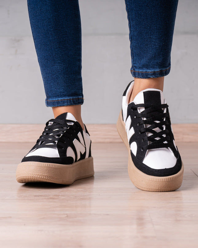 Zapatilla Nebula 3.0 - Blanco Negro - Tienda Nébula
