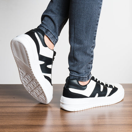 Zapatilla Nimbur - Negro Blanco - Tienda Nébula