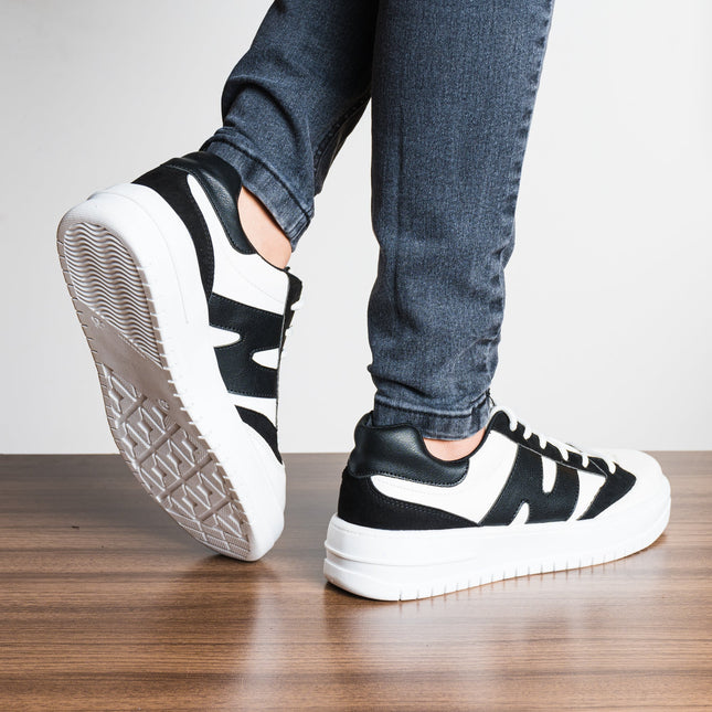 Zapatilla Nimbur - Negro Blanco - Tienda Nébula