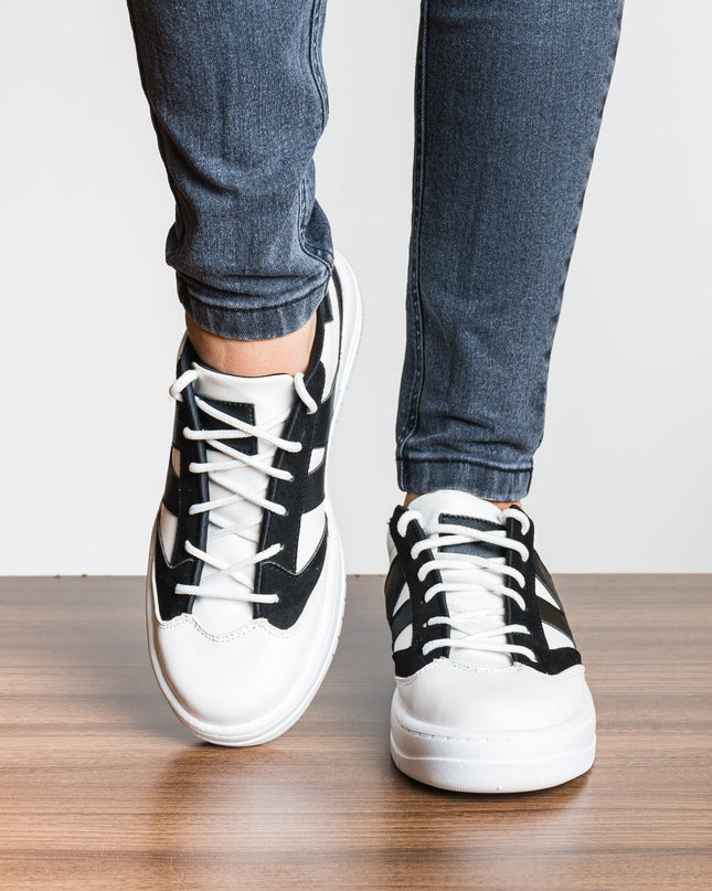 Zapatilla Nimbur - Negro Blanco - Tienda Nébula