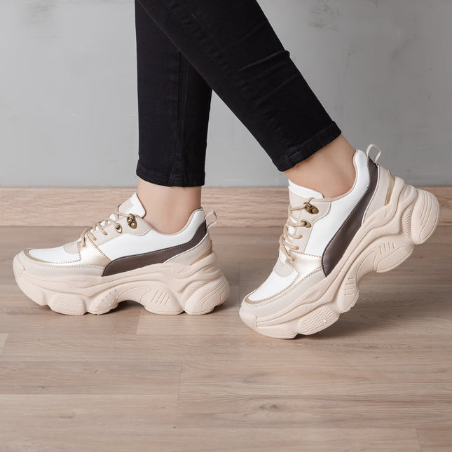 Zapatilla Pastoni - Beige - Tienda Nébula