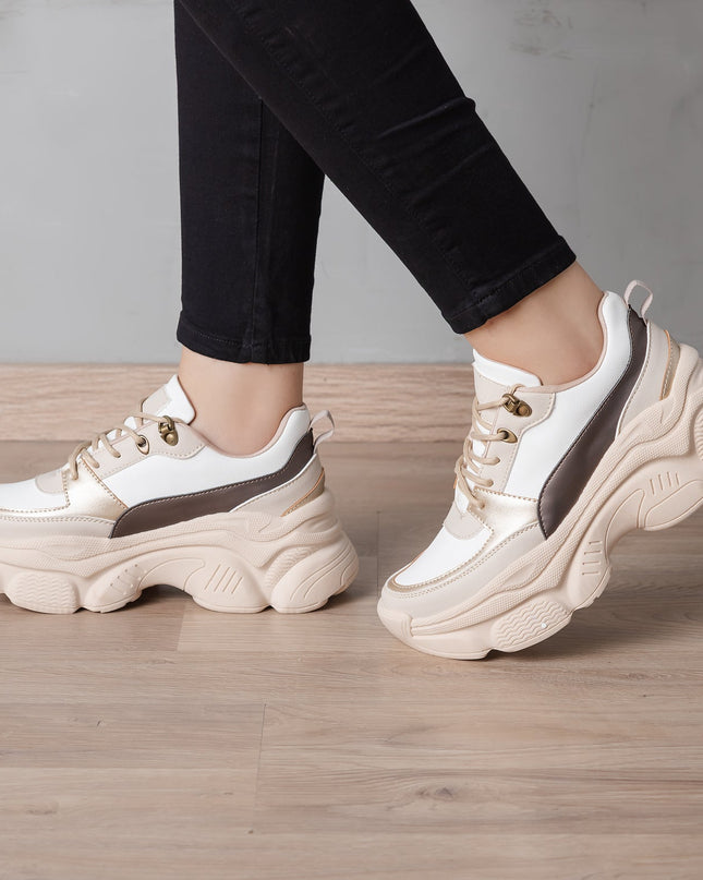 Zapatilla Pastoni - Beige - Tienda Nébula