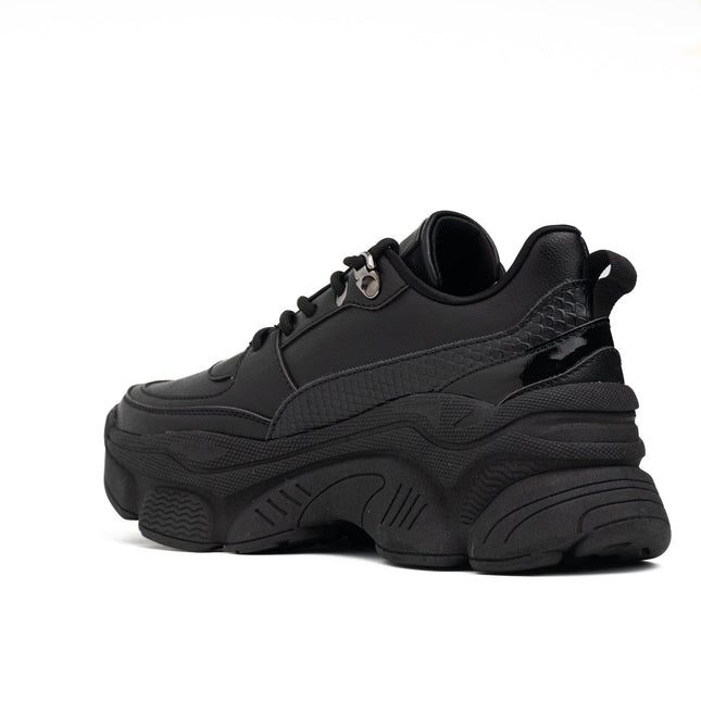 Zapatilla Pastoni - Negro Total - Tienda Nébula