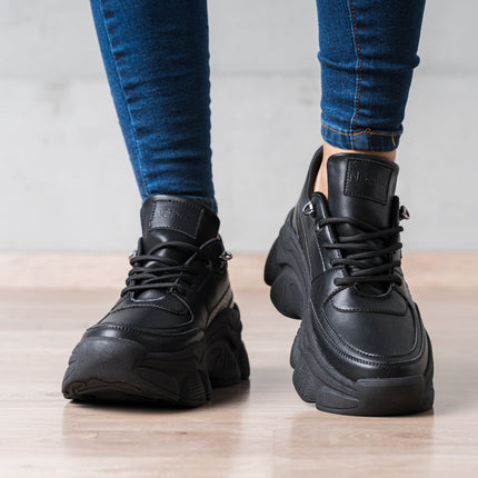 Zapatilla Pastoni - Negro Total - Tienda Nébula