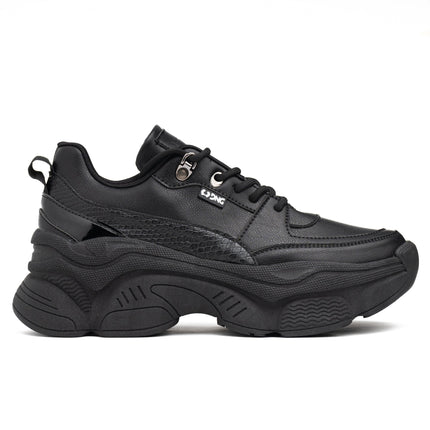 Zapatilla Pastoni - Negro Total - Tienda Nébula