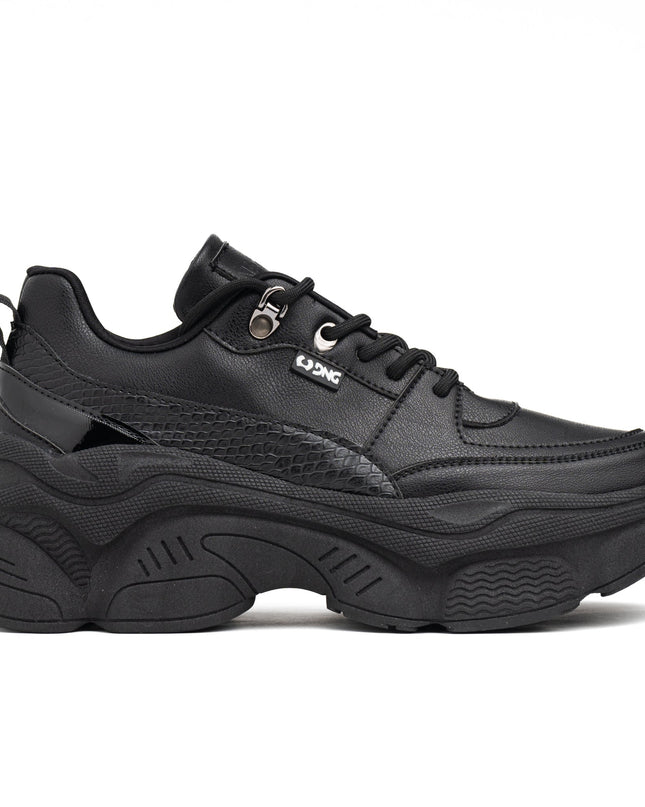 Zapatilla Pastoni - Negro Total - Tienda Nébula