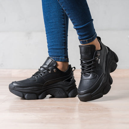 Zapatilla Pastoni - Negro Total - Tienda Nébula