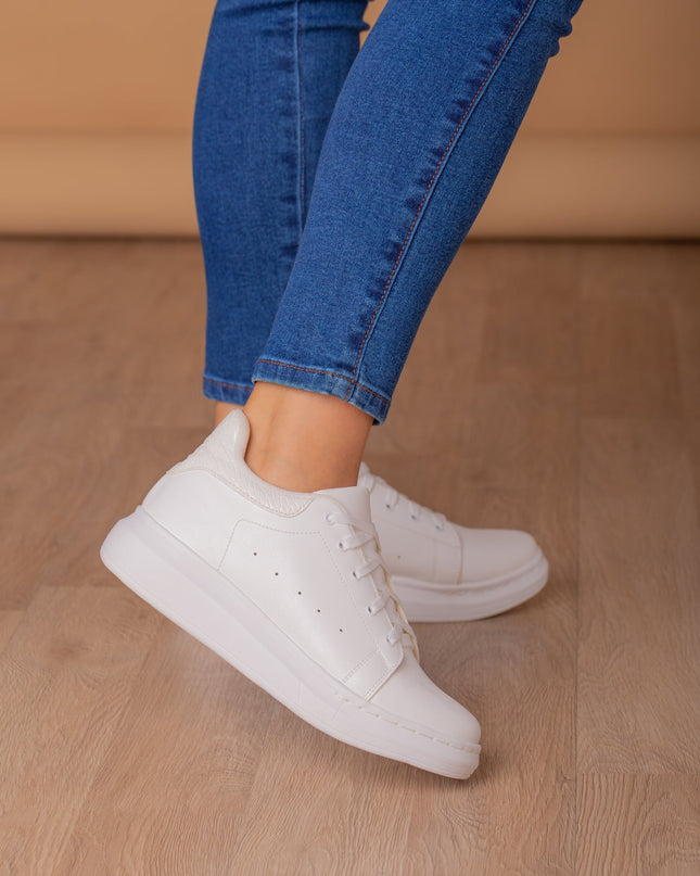 Zapatilla Pinasco - Blanco Serpiente - Tienda Nébula