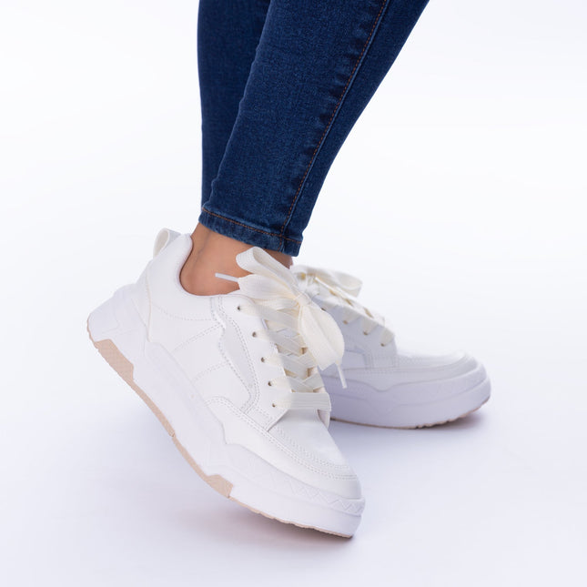 Zapatilla Shark - Blanco - Tienda Nébula