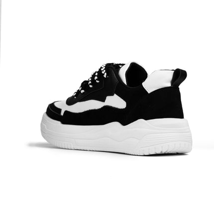 Zapatilla Strong - Blanco Negro - Tienda Nébula